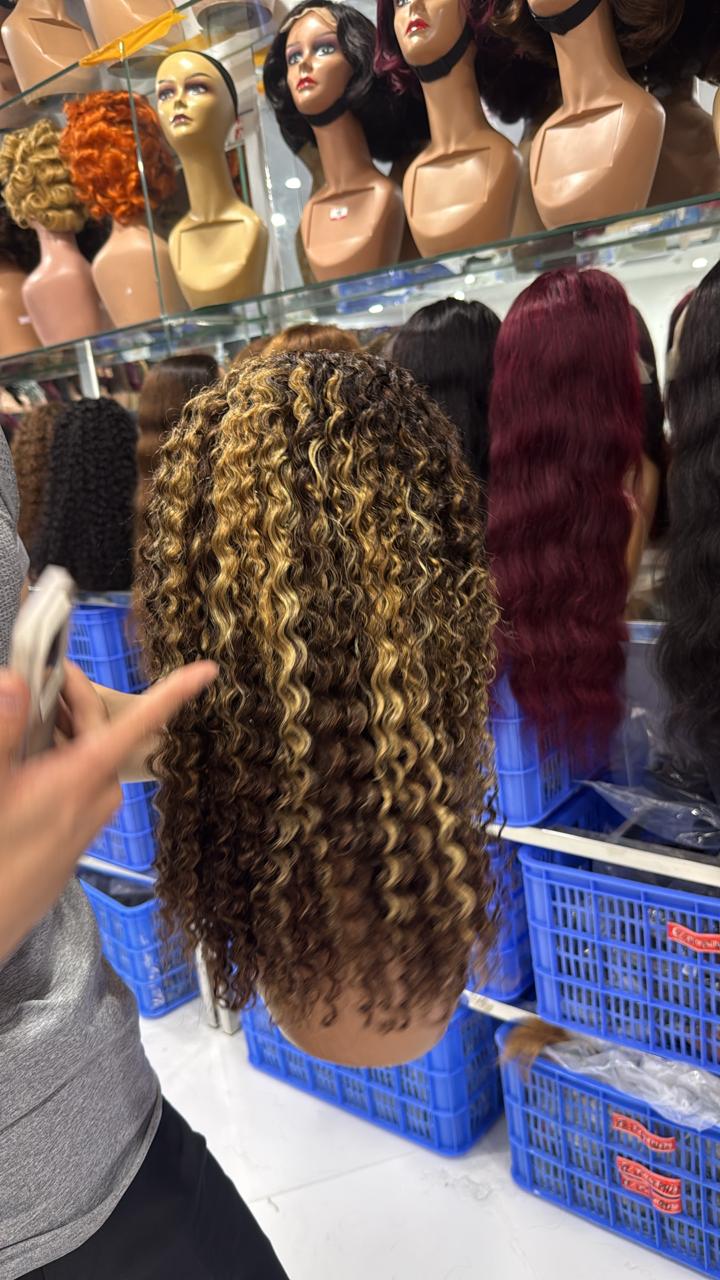 18 inch medium curl hair extension