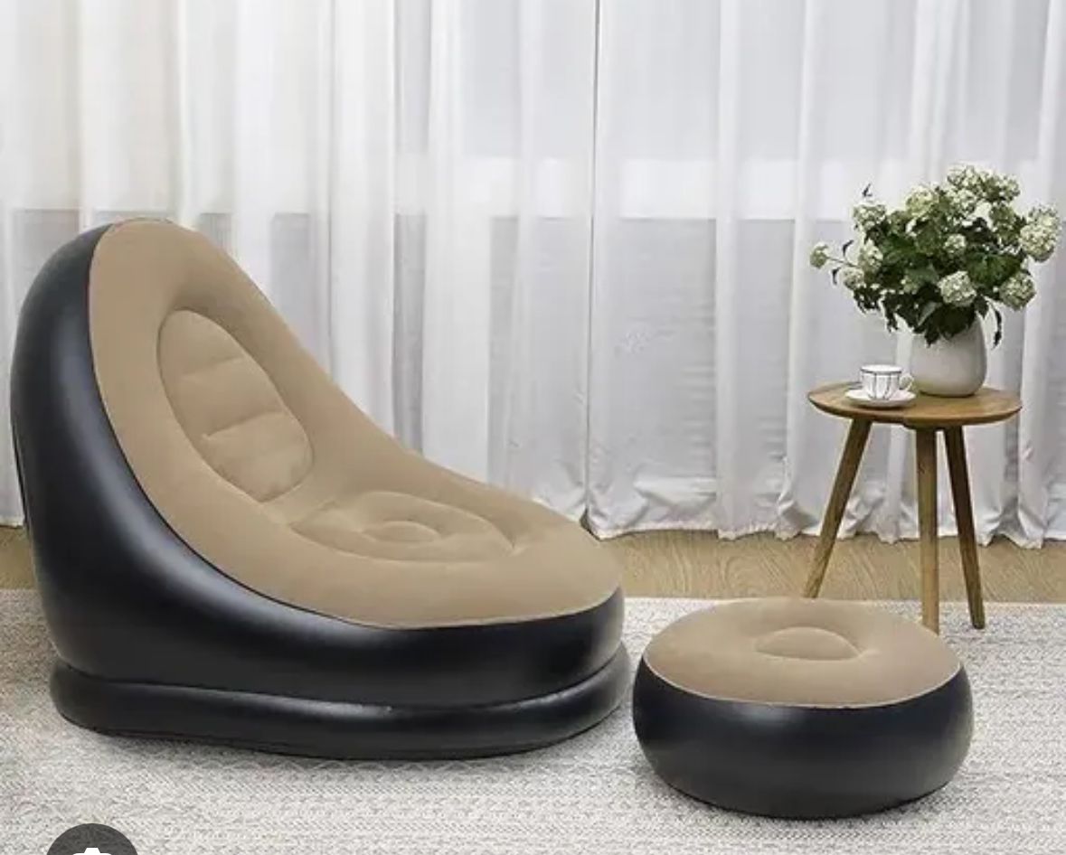 high quality Inflatable chair set. comes with a free electric pump