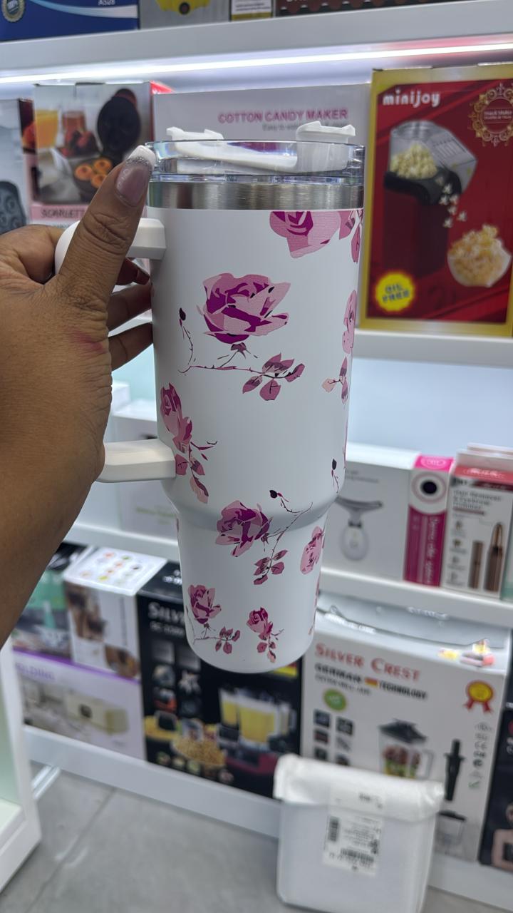 High quality flowered/floral stanley cup