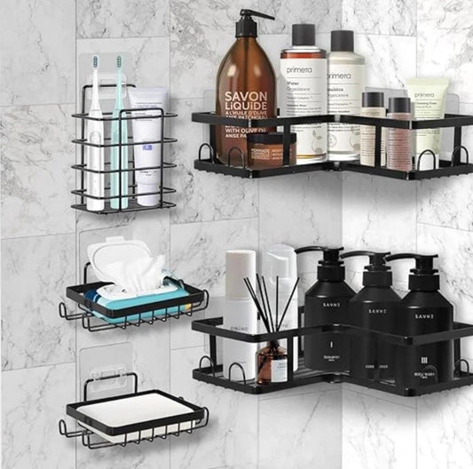 5 pc super quality bathroom organizer