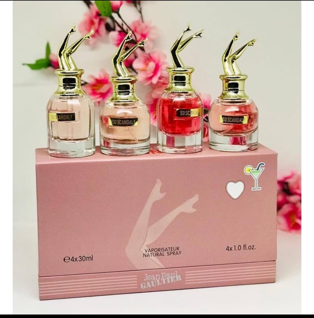 Scandal perfume set (4 pieces 30ml each)