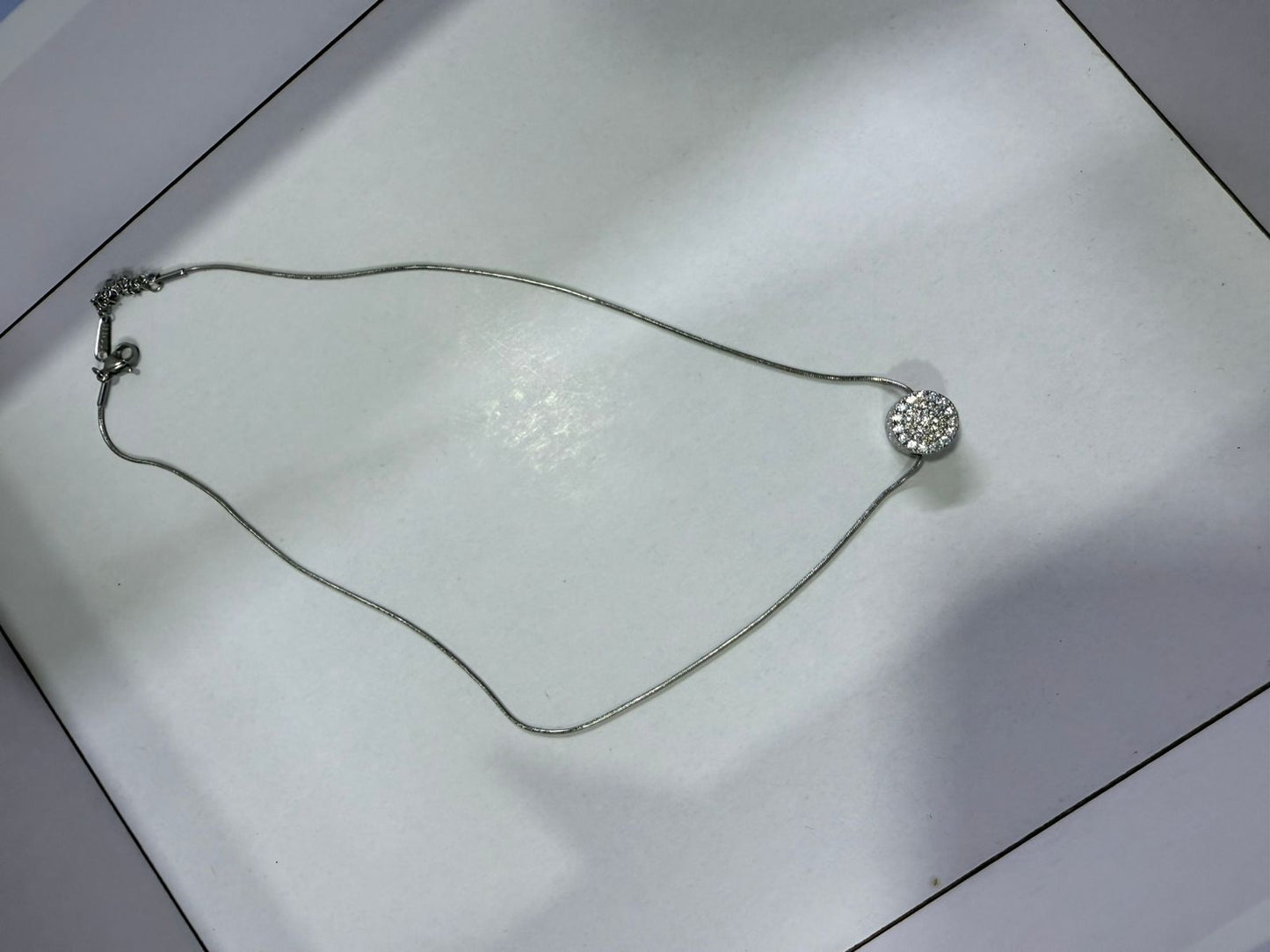 Silver Platted Ear rings and Necklace