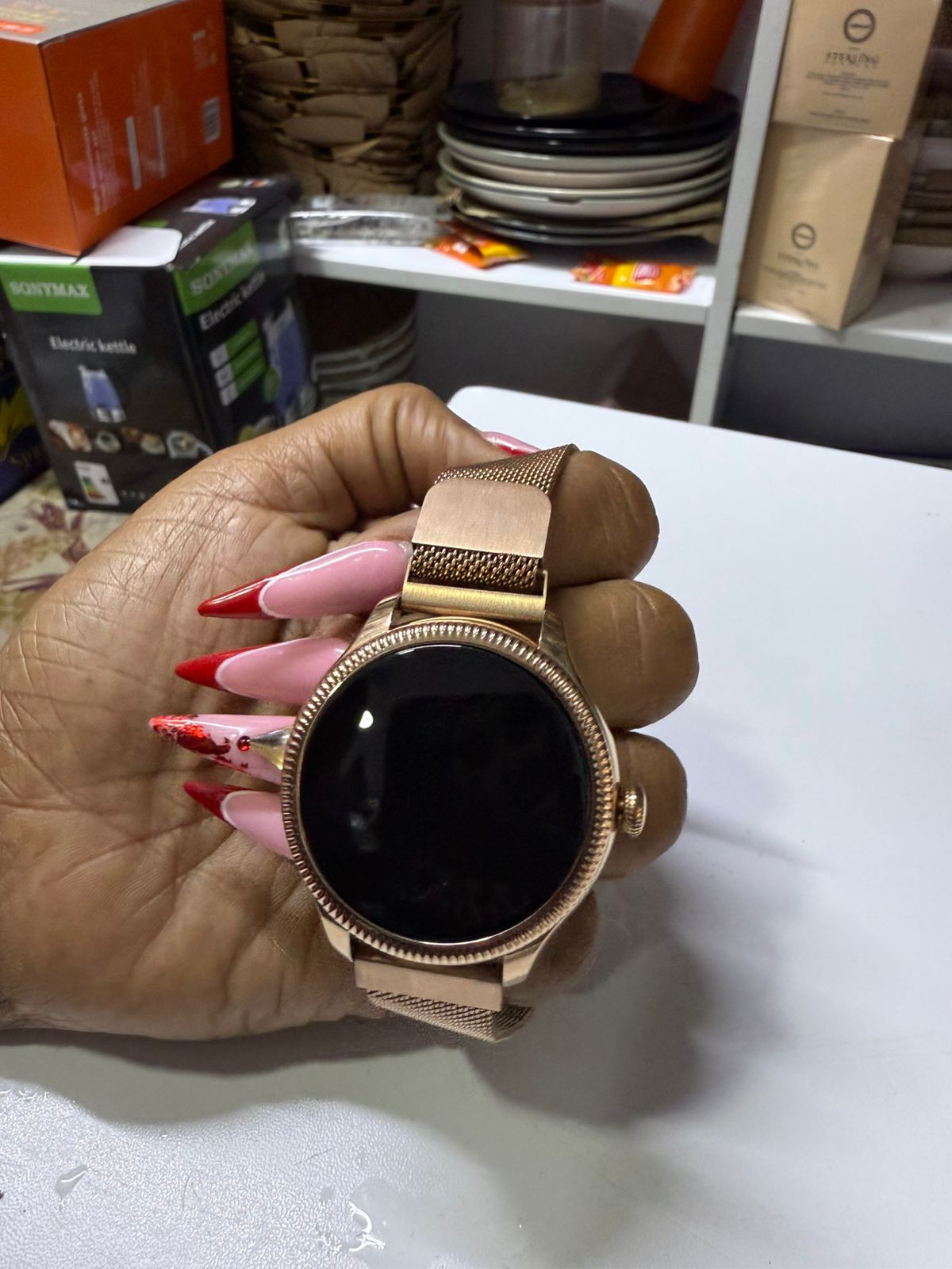 2Pc strap water resistant smart watch