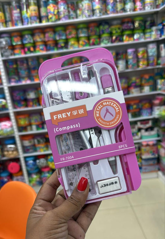 Girl pack pencil and Geometry Set