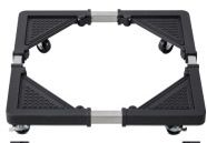 Adjustable Movable Base Stand for Washing Machine & Refrigerator
