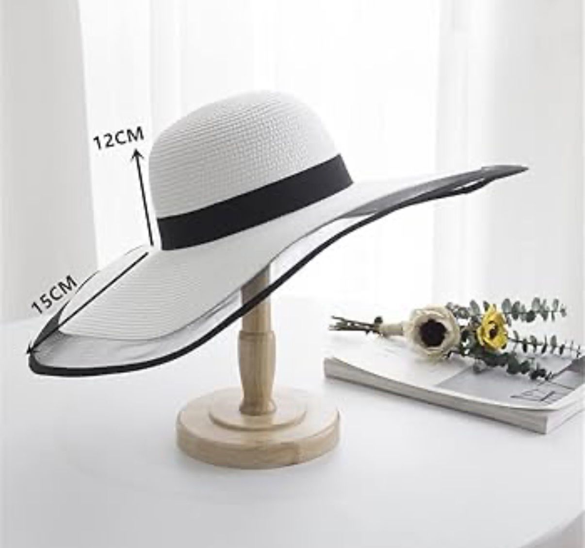 Wide brim summer hat