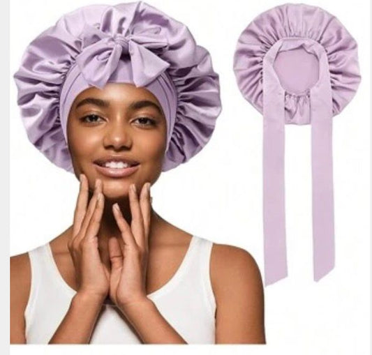 6 pcs assorted silky luxurious bonnets