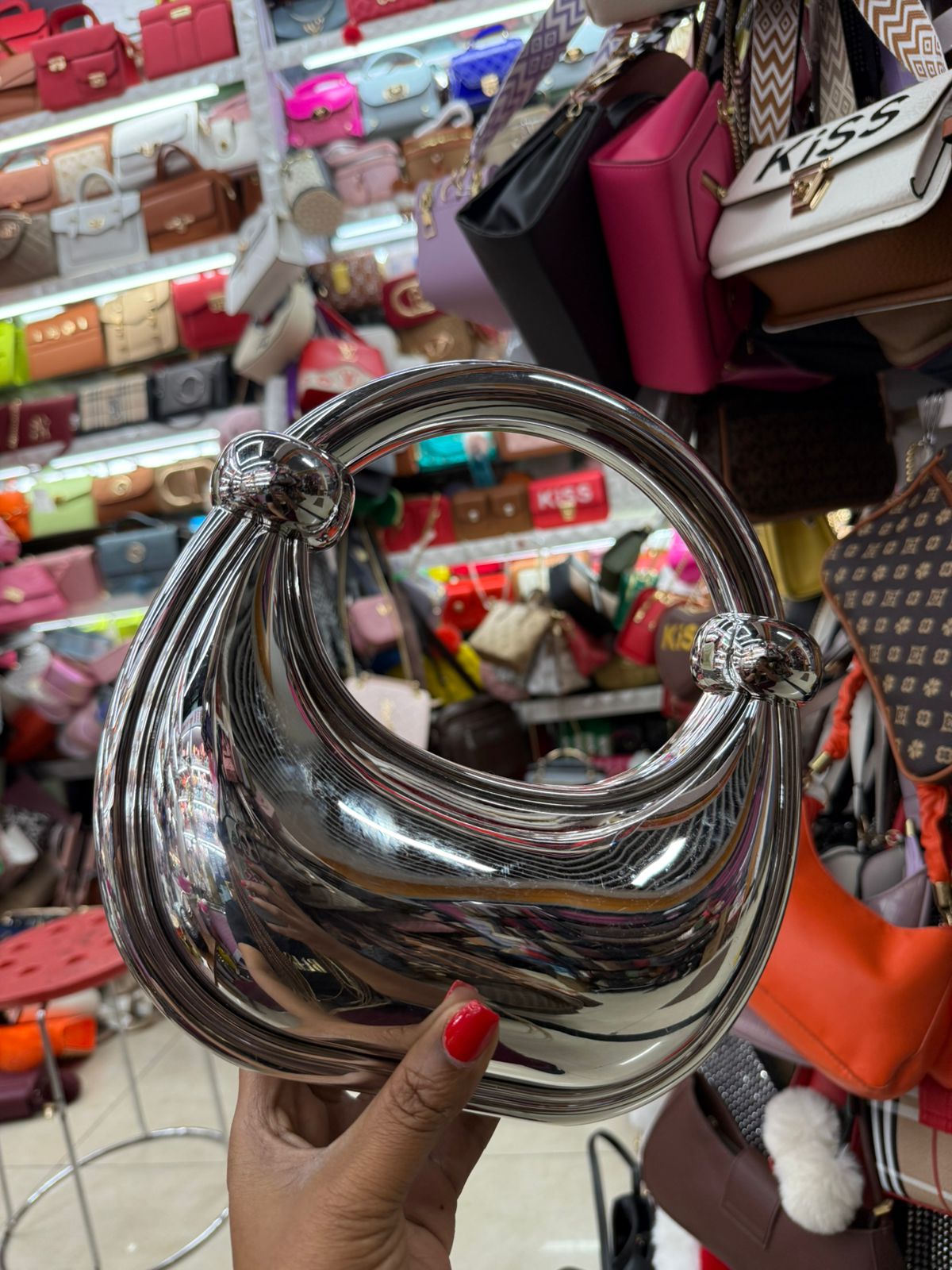 Glossy Mini Handbag