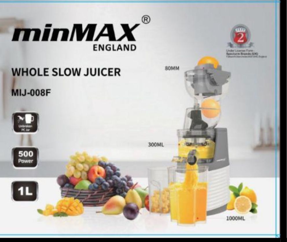 Minmax slow juicer