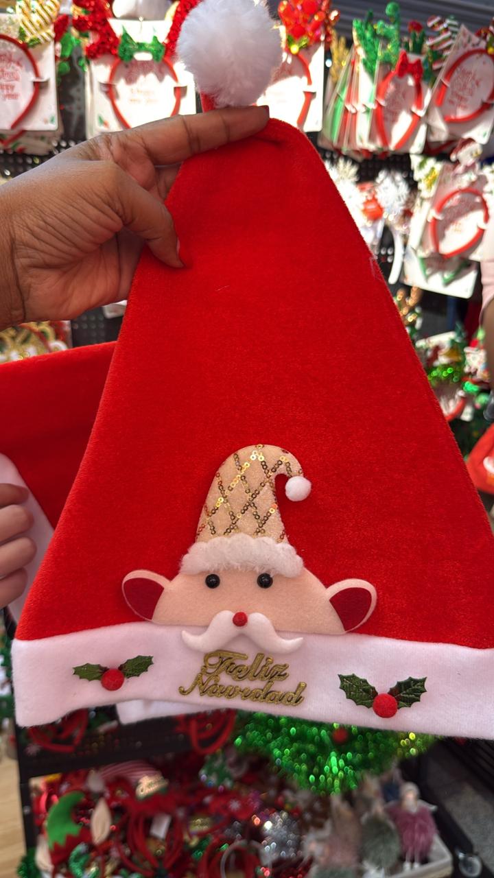 3pcs at 250 Christmas hats