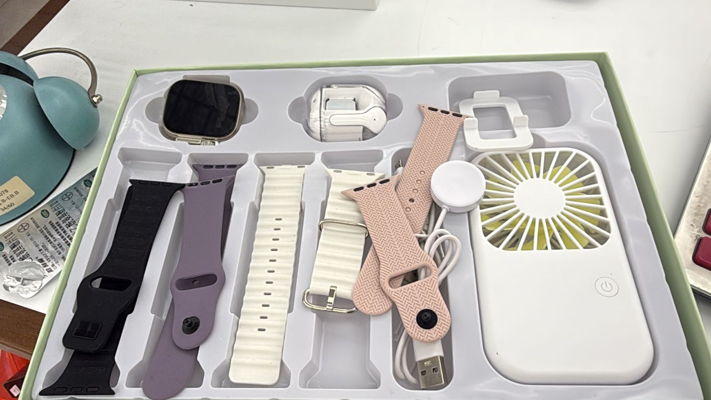 Personal Tech Essentials Kit – Style, Comfort &amp; Power in One Tray