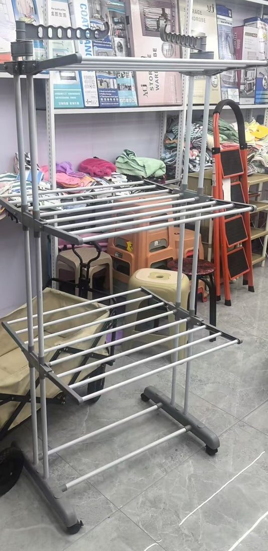 3 tier double sided balcony/indoor clothes hanger available