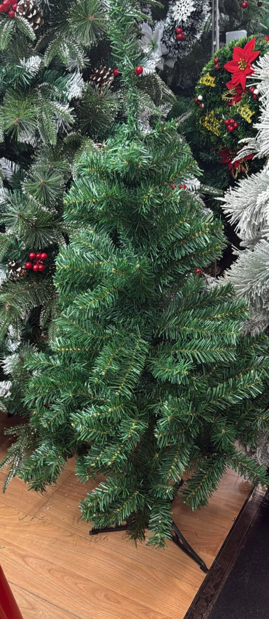 Compact 1.2m Artificial Christmas Tree – Lush Green Finish  Ideal for Small Spaces
