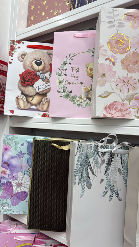 6 pcs assorted party gift bags