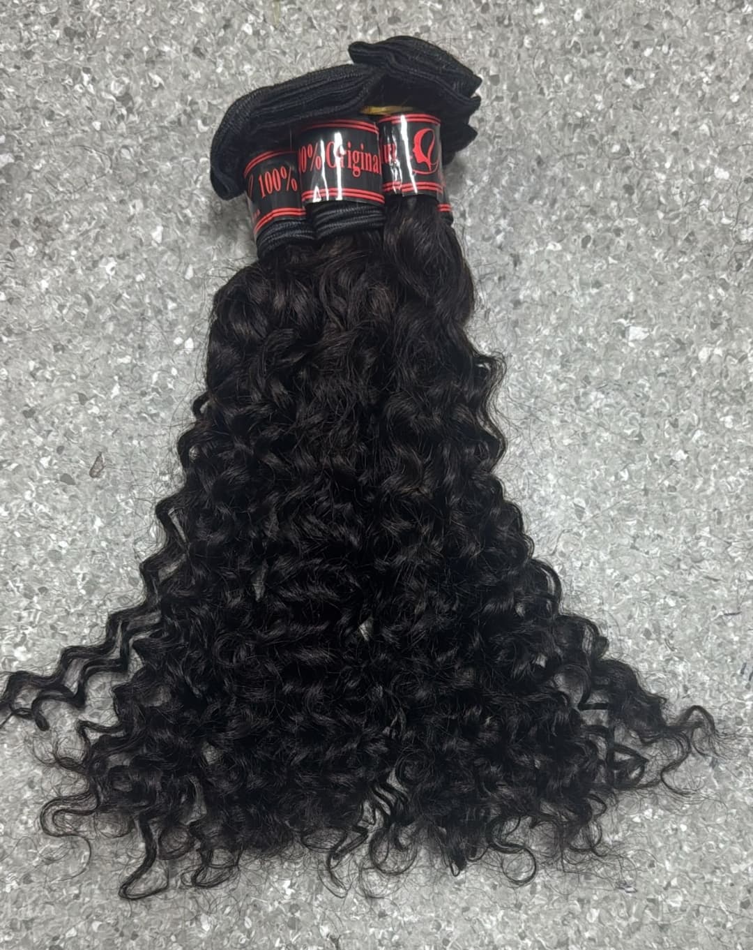16 inch water curl human hair bundles