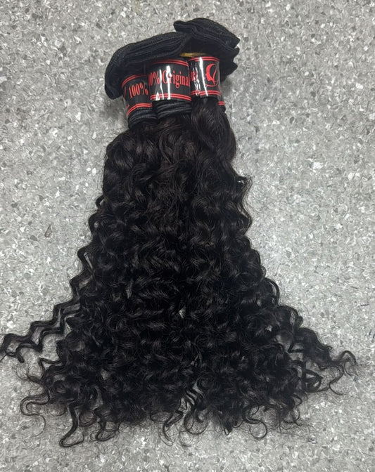 16 inch water curl human hair bundles