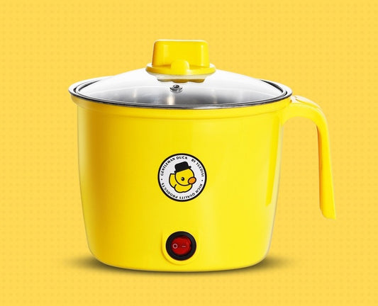 Popcorn maker with emoji available in yellow only