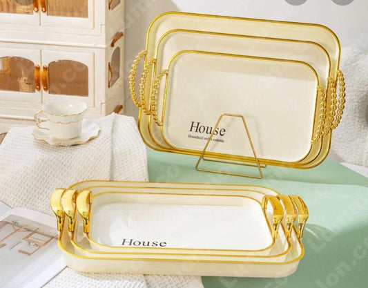 3-piece high-quality House and A-esthetic trays