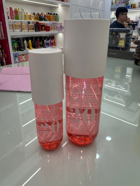 Sweet, flavored body mist gets your body smelling like candy all day… buy one get one free.