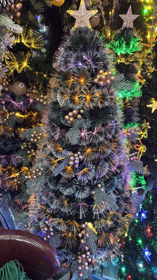 Decorated 1.5m Artificial Christmas Tree – Ready-to-Display Festive Elegance