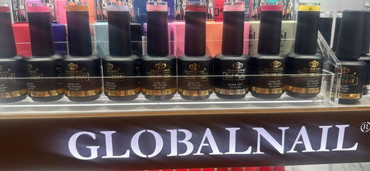 global nail color coat. soak off gel polish UV&LED (6 pcs)