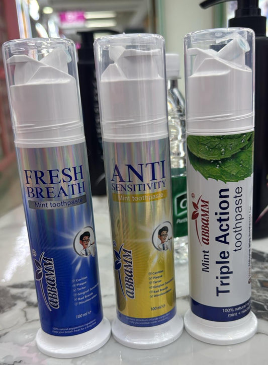 3 pack toothpaste high protection - Tripple Action.