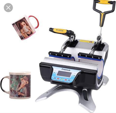 Double mug heat press
