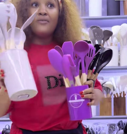 Super high-quality silicon spoon set