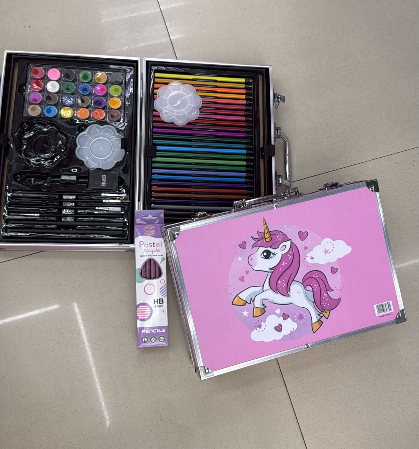 145 pc girl version Art set with free pencil