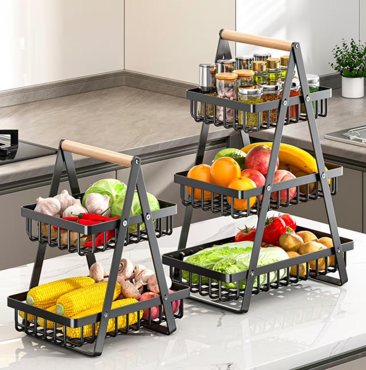 Double rack fruit stand