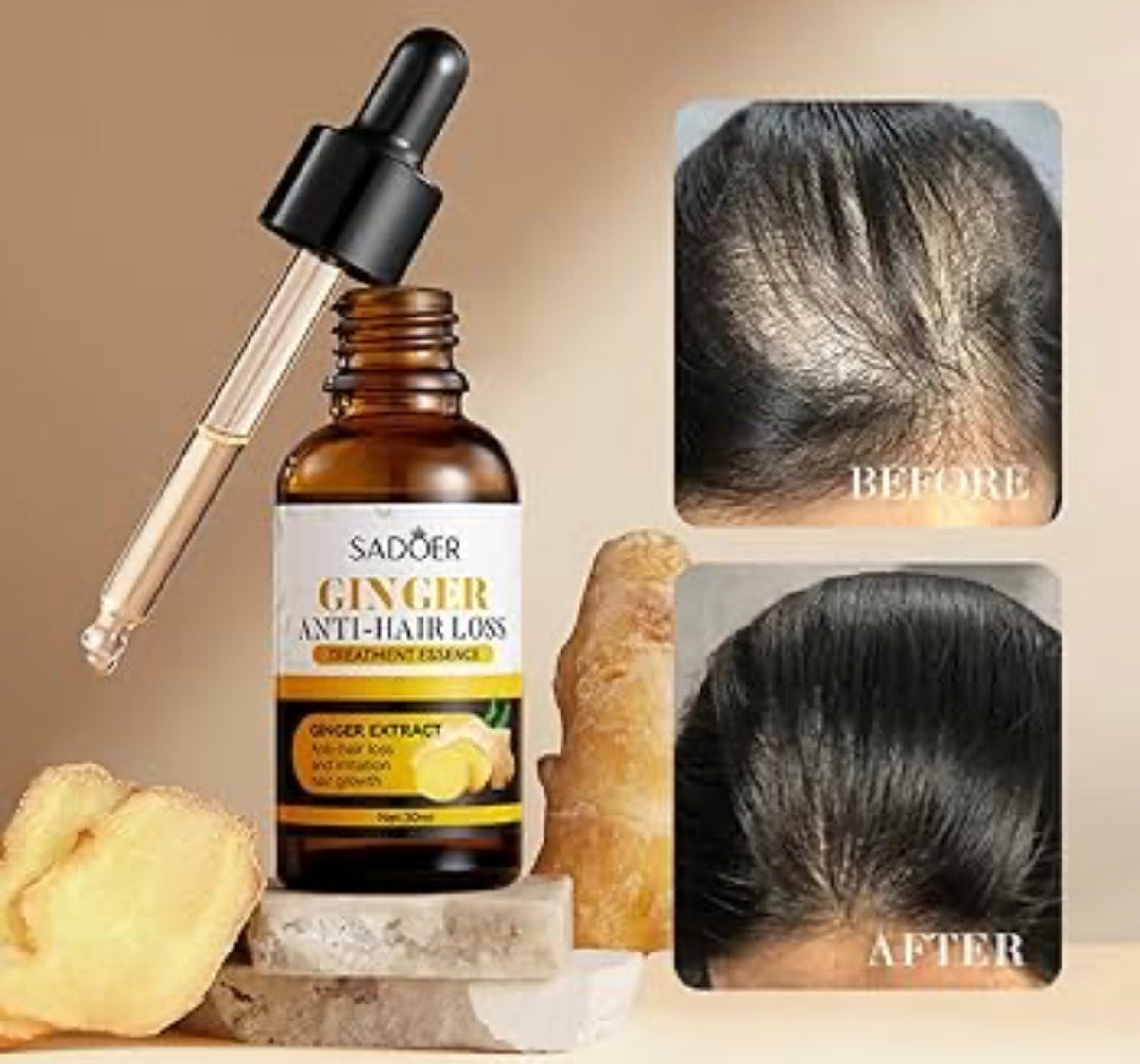 2pcs Sadoer hair repair serum @500