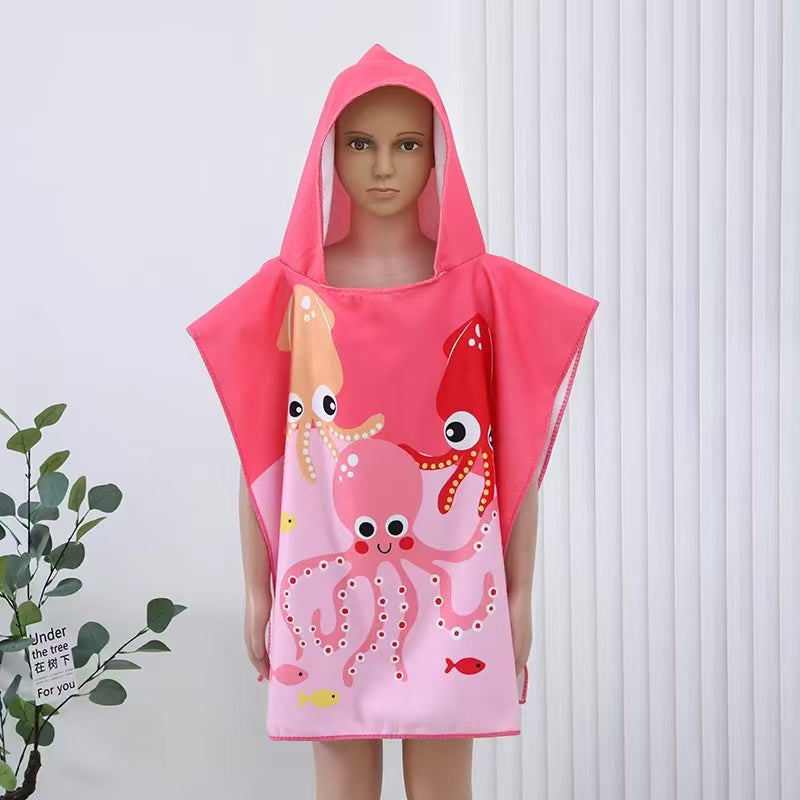 2 pcs kimono type kids towels with hoodie @650