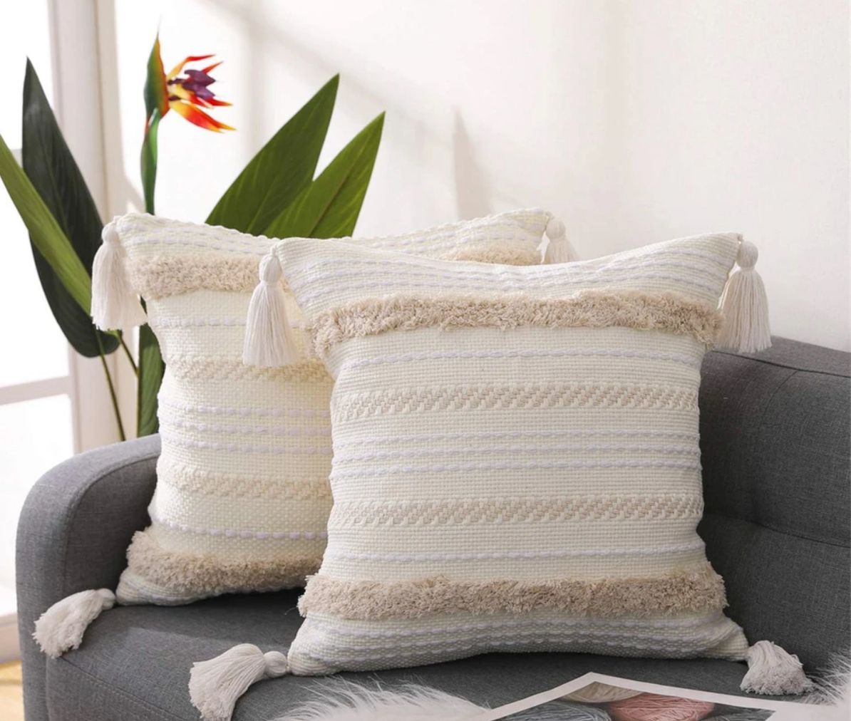 Throw pillow cases 4pcs  @1000