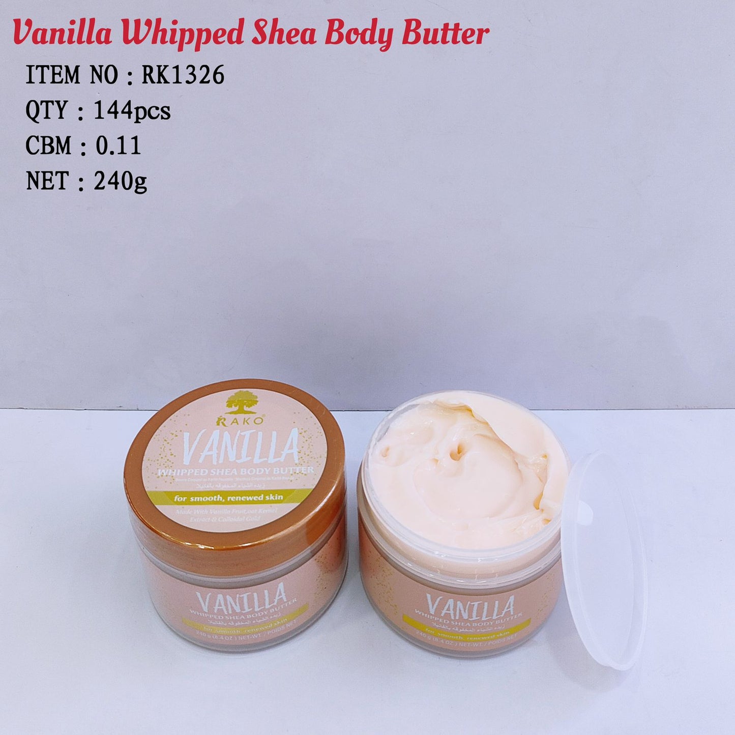 2pcs Whipped body butter by  Rako