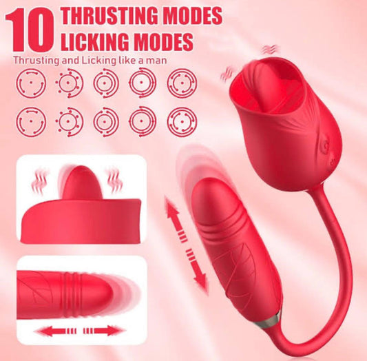 Sex toy 3in one rose