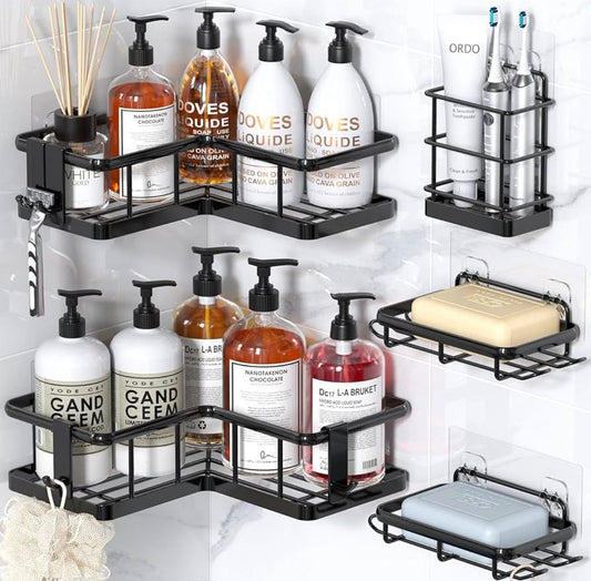 5 pc super quality bathroom organizer