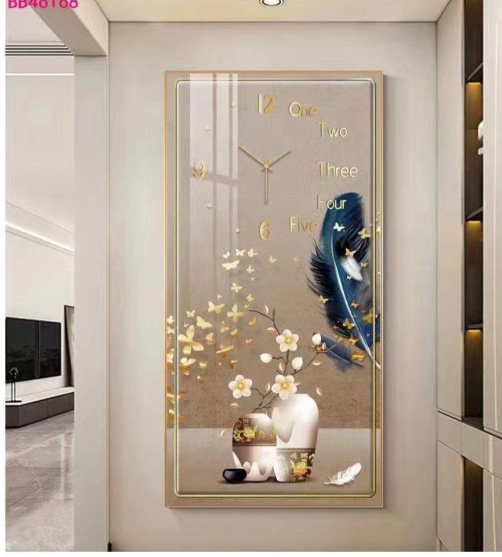 🦌Luxury Art Wall Clock – Modern LED Decor