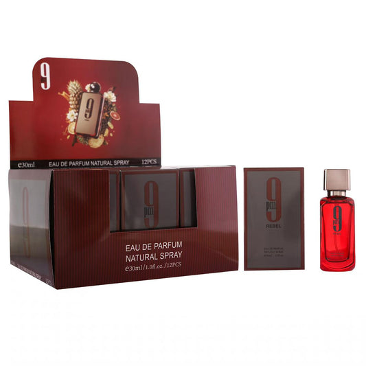 9 PM Rebel Eau de Parfum – 30ml by Afnan 3 Pcs