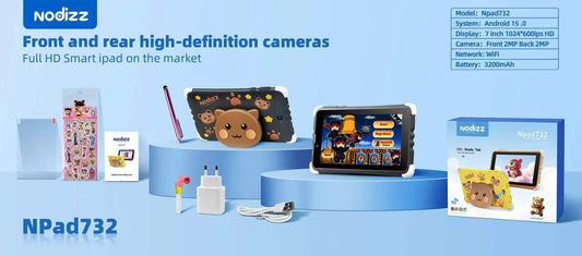 Nodizz Npad732 Kids Tablet – Smart, Safe &amp; Fun Learning