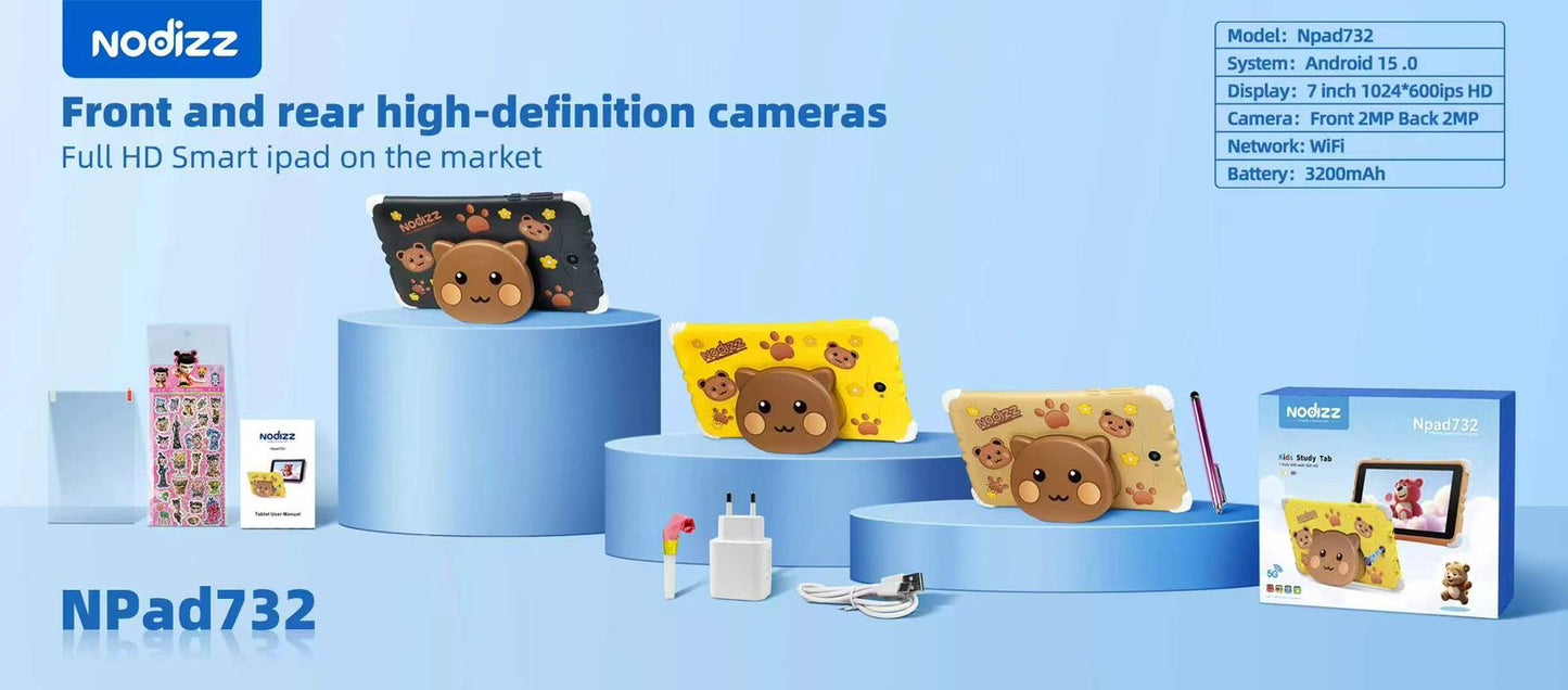 Nodizz Npad732 Kids Tablet – Smart, Safe &amp; Fun Learning