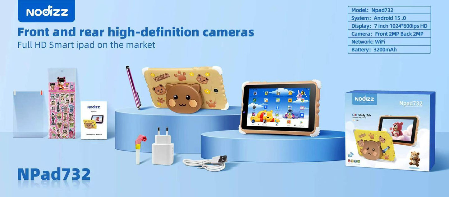 Nodizz Npad732 Kids Tablet – Smart, Safe &amp; Fun Learning