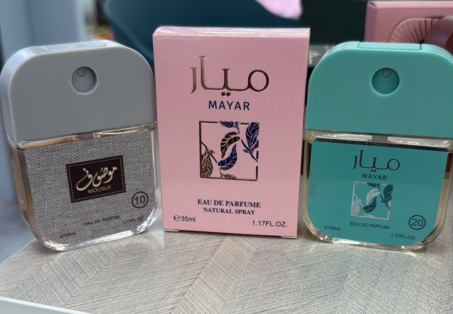 Set of 3 Arabic designer perfumes ladies collection