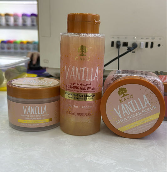 Vanilla Set of 3 self care kit