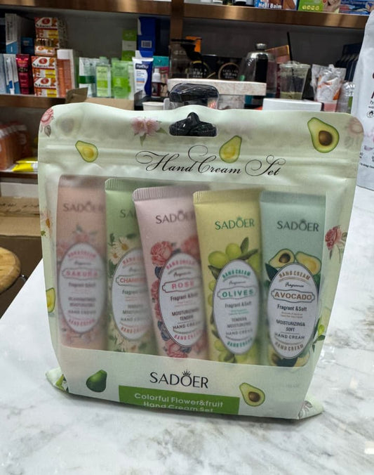 5 pc sadder hand cream for soft hands