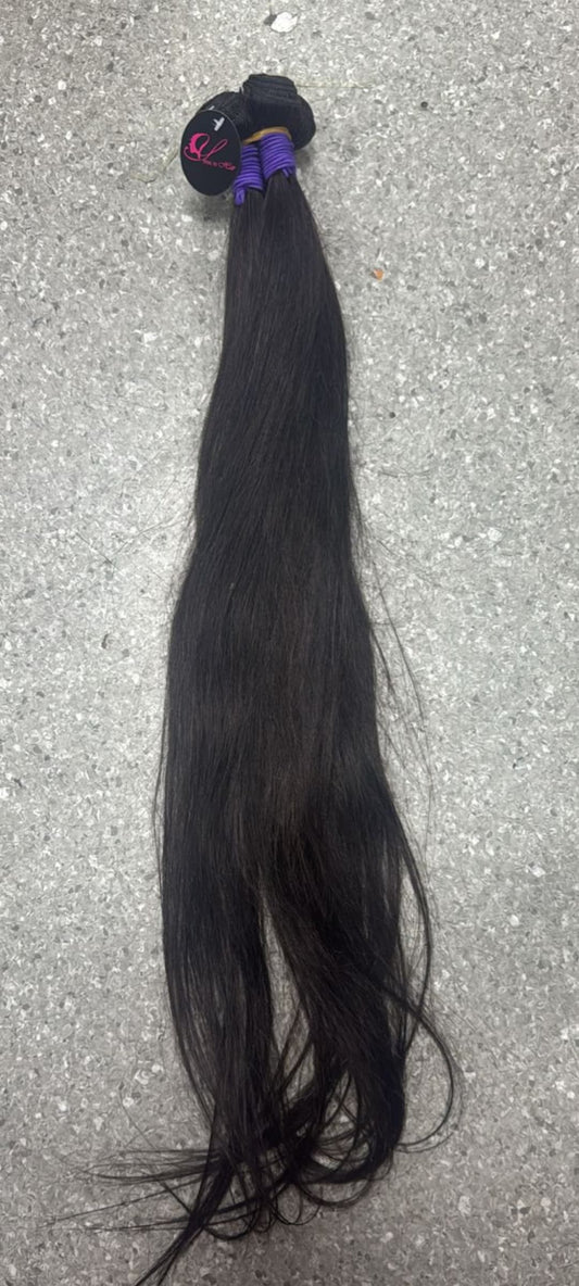 30 inch straight Brazilian human hair bundles