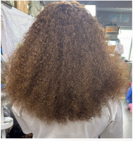 20 inch kinky hair with color