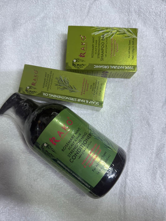 Set of 3 Three Rako Professional  Hair Care