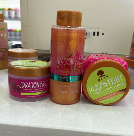 Dragon fruit flavor selfcare kit of 3