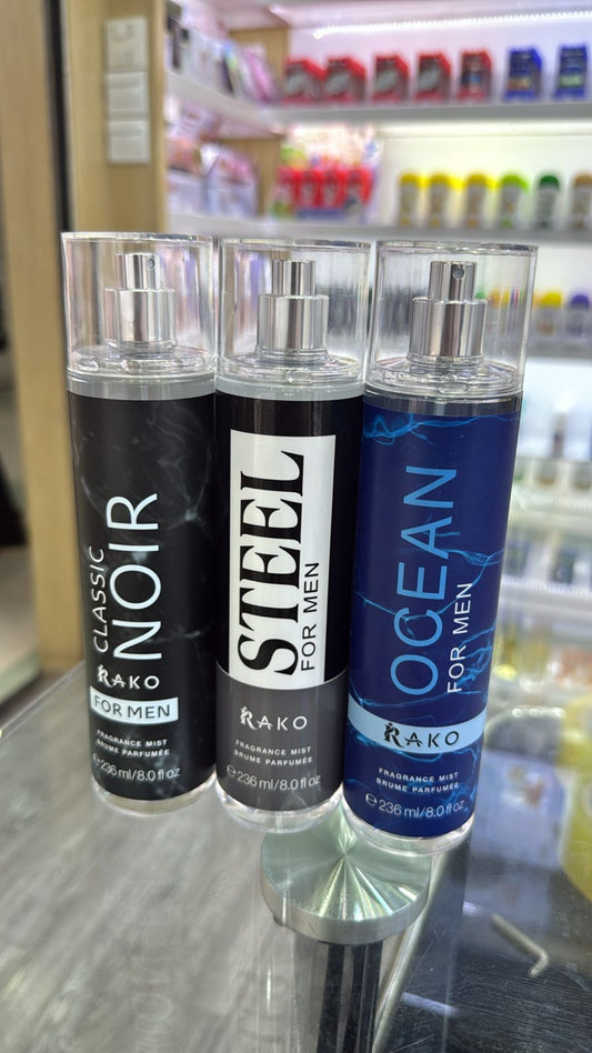 Pack of 3 pcs each 236ml Rako body mists