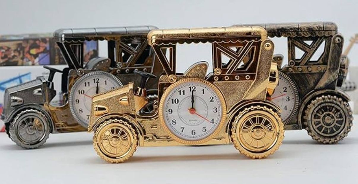 Classy, decorative G-wagon themed table top clocks